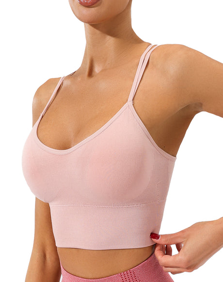 Crop Top Deportivo Para Mujer Push Up Katiusha Sport