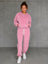 Conjunto Deportivo Mujer 2pz Sudadera Pantalon Comodo Casual