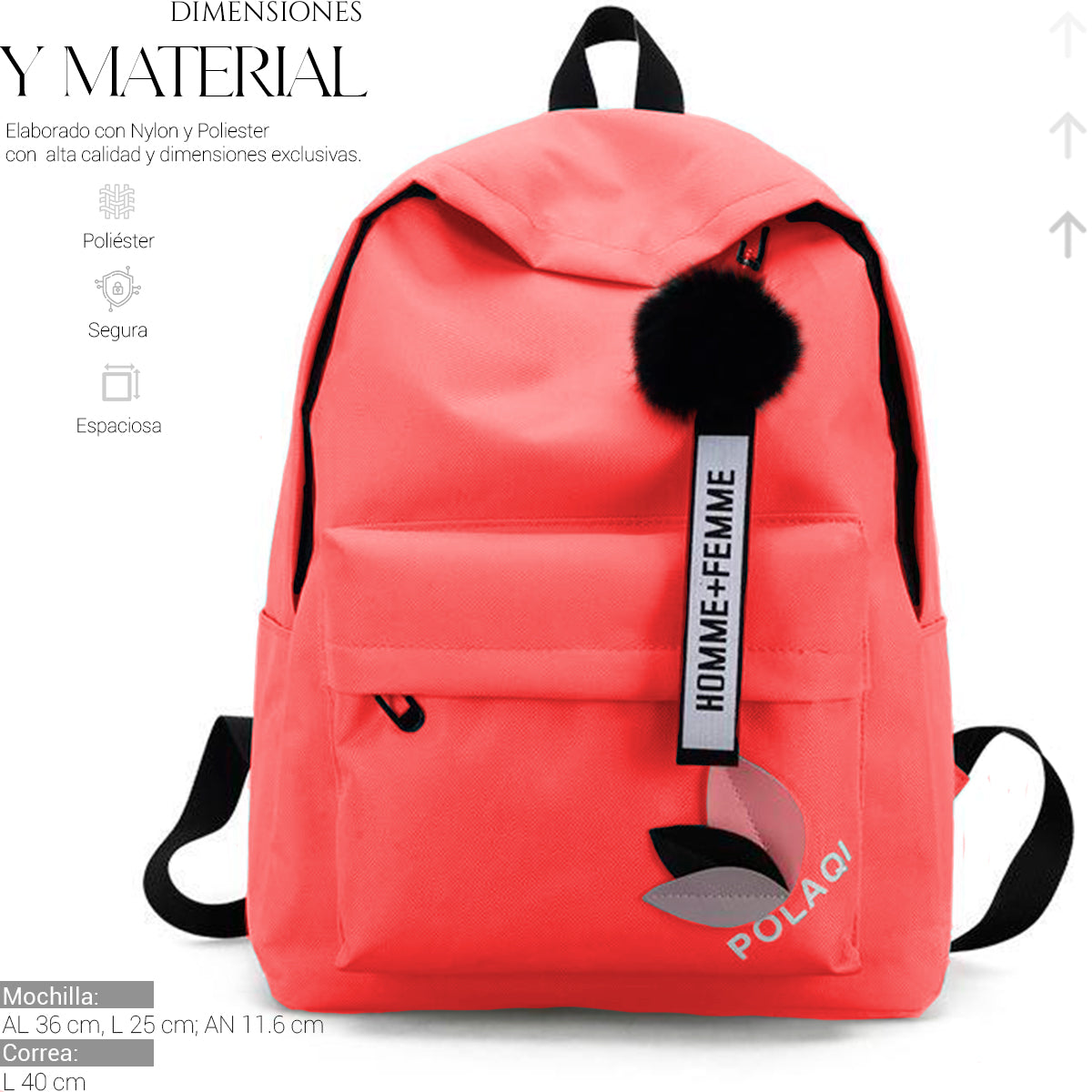 Mochila Backpack Minimalista