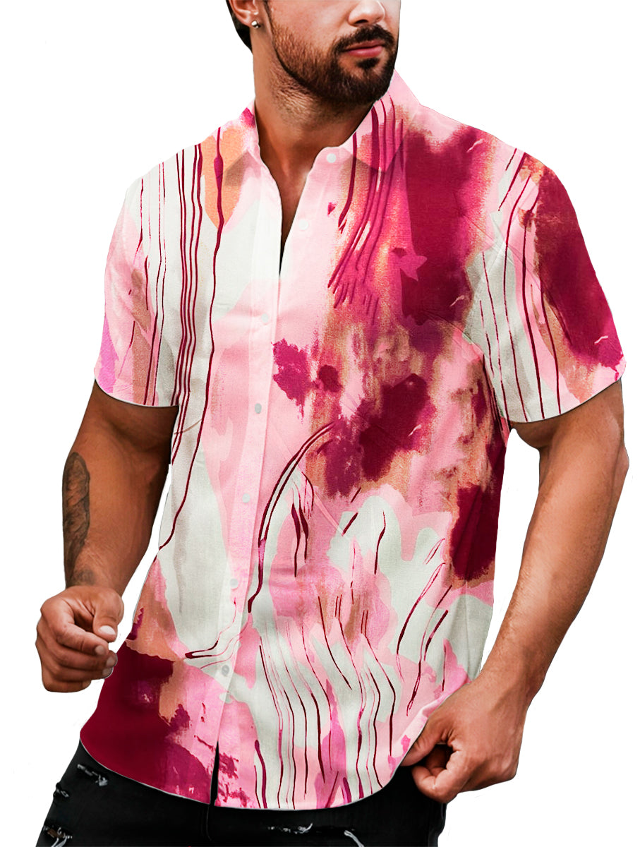 Camisa Casual Para Hombre Strech Manga Corta Shendy Vendy