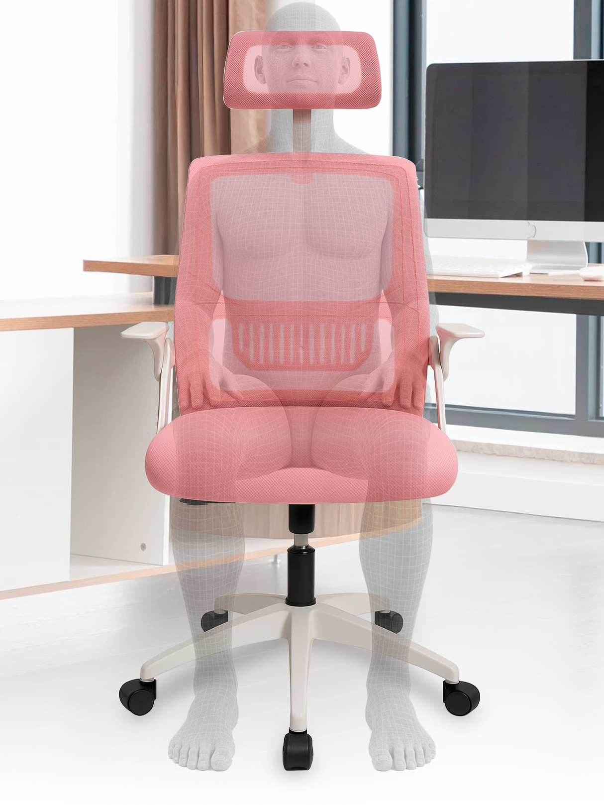 Silla Oficina Ejecutiva Ergonómica Premium Lumbar 360°