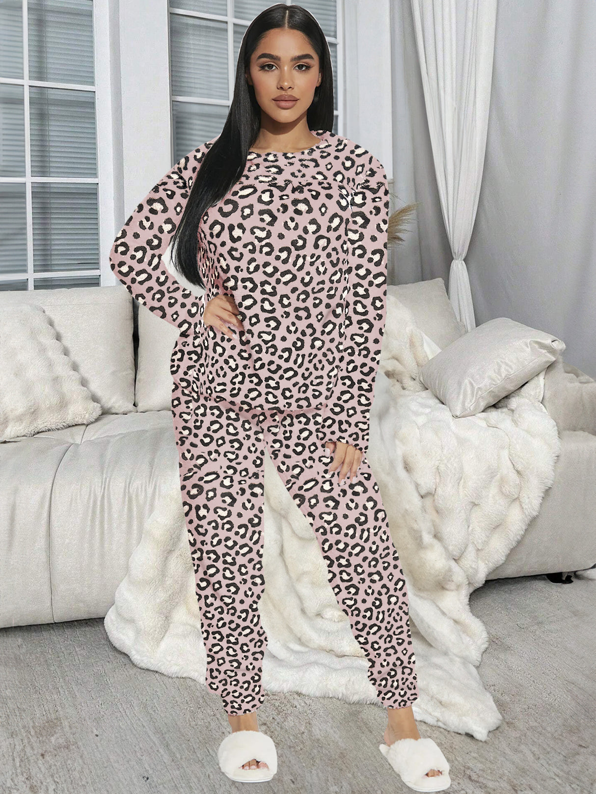 Pijama Para Mujer Conjunto 2 Piezas Elegante invierno