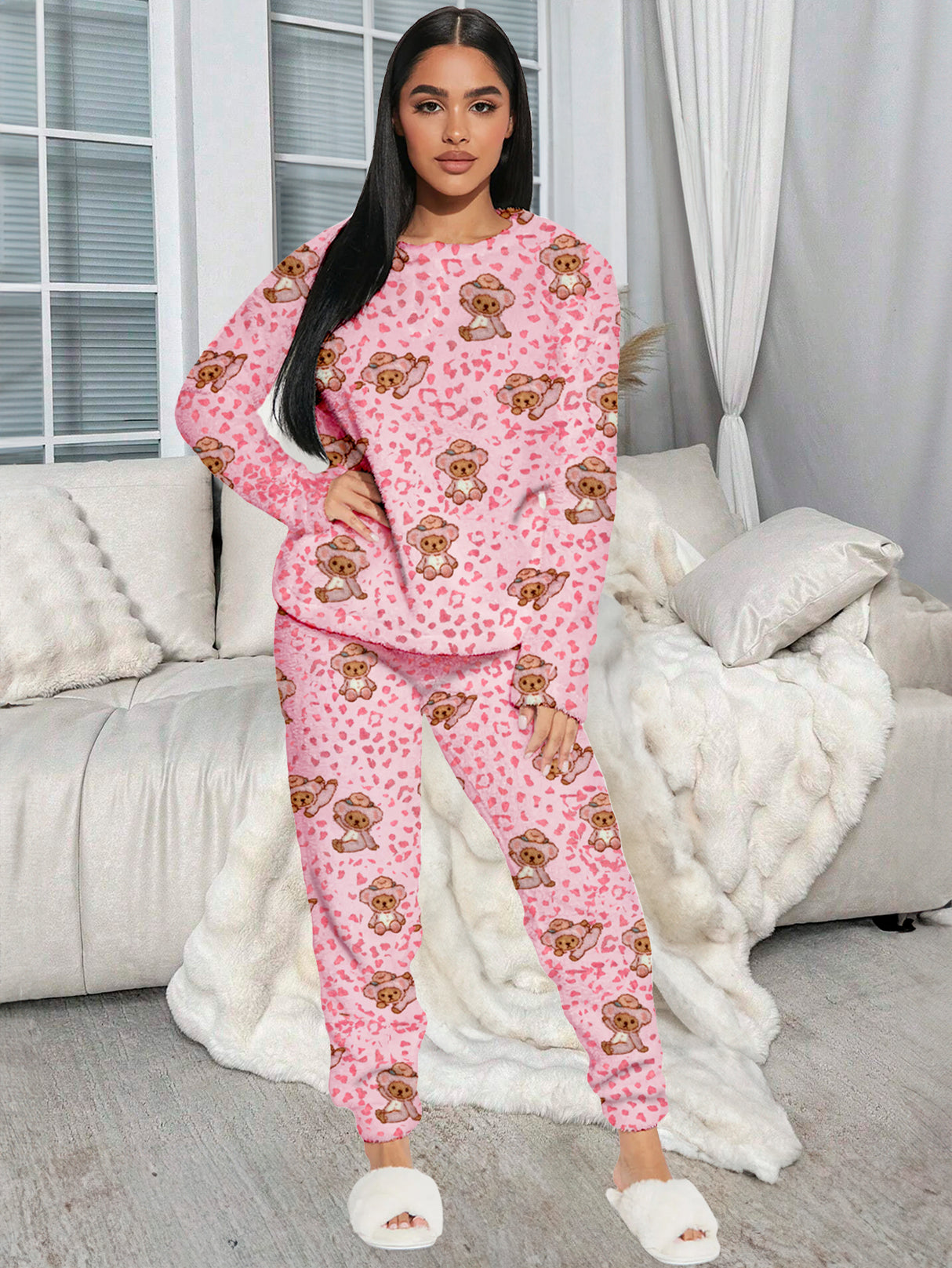 Pijama Para Mujer Conjunto 2 Piezas Elegante invierno