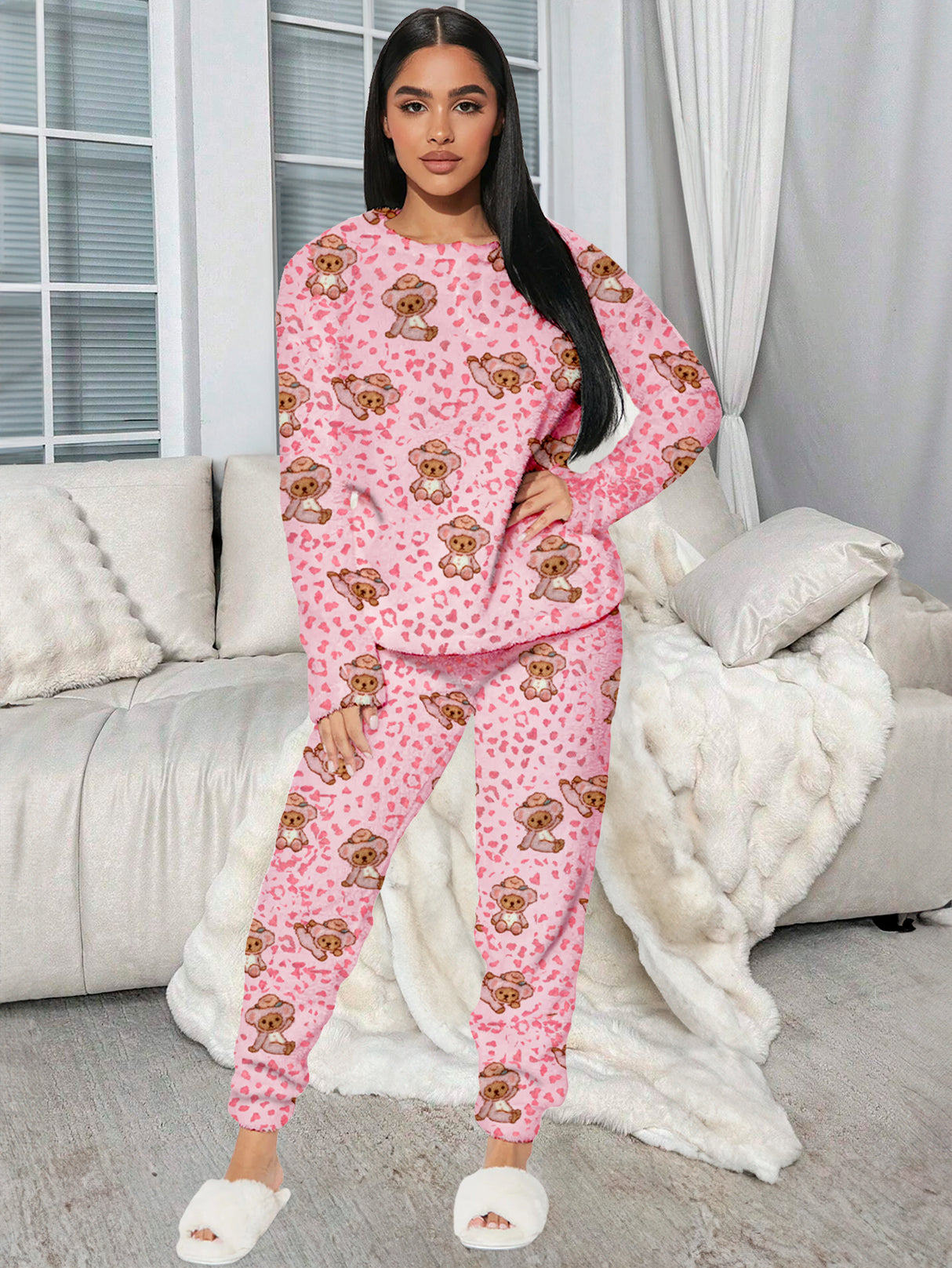 Pijama Para Mujer Conjunto 2 Piezas Elegante invierno