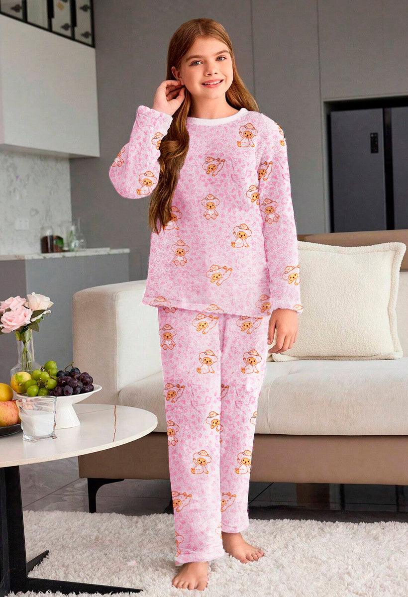 Pijama Para Niña Conjunto 2 Piezas Elegante invierno