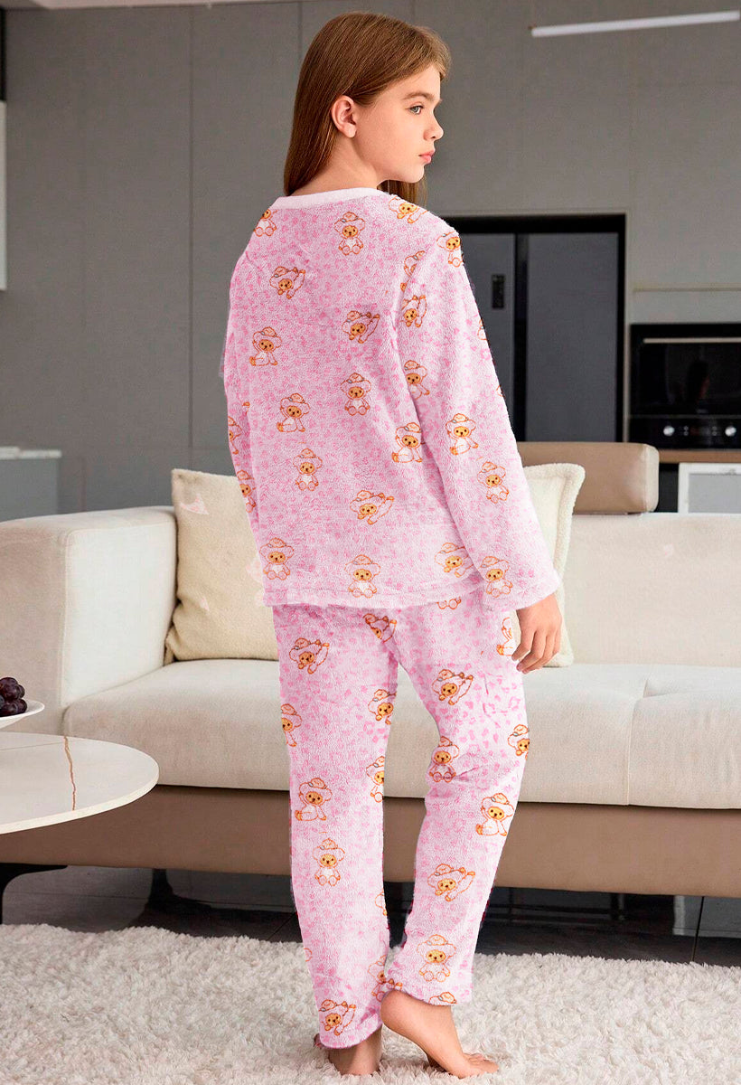 Pijama Para Niña Conjunto 2 Piezas Elegante invierno