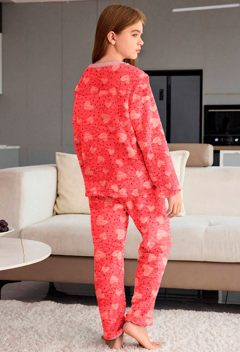 Pijama Para Niña Conjunto 2 Piezas Elegante invierno