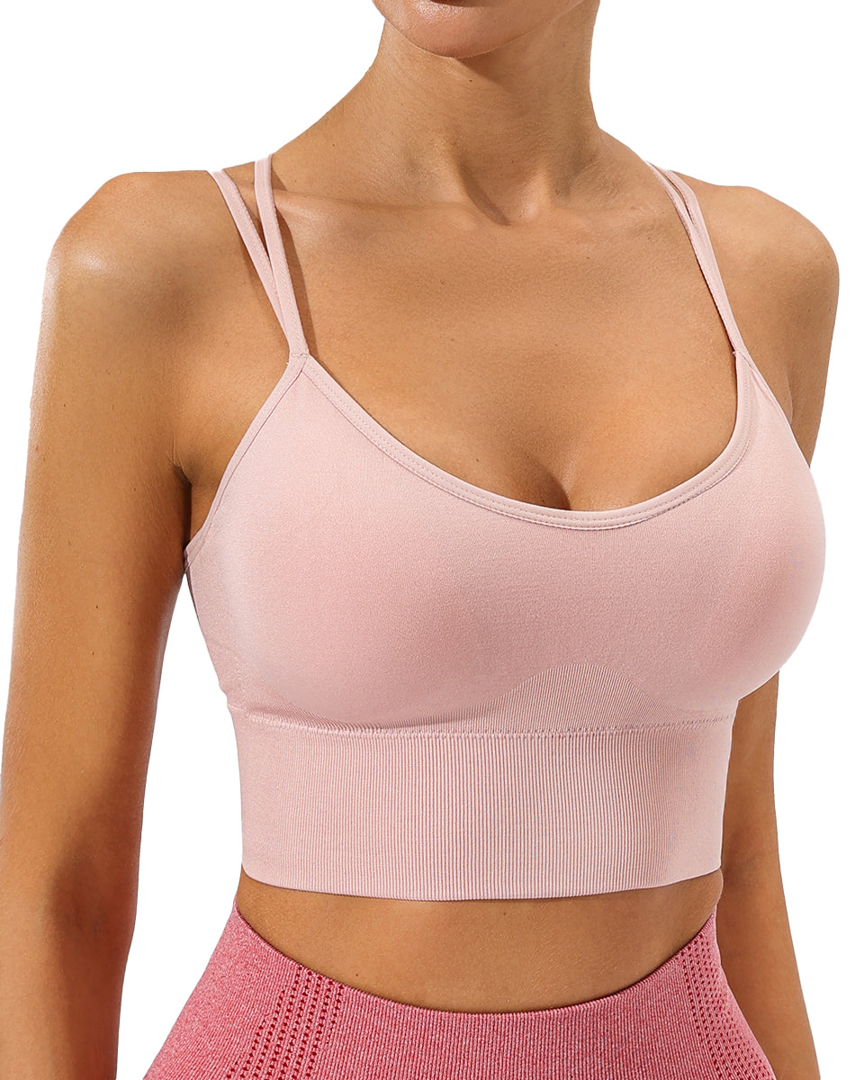 Crop Top Deportivo Para Mujer Push Up Katiusha Sport