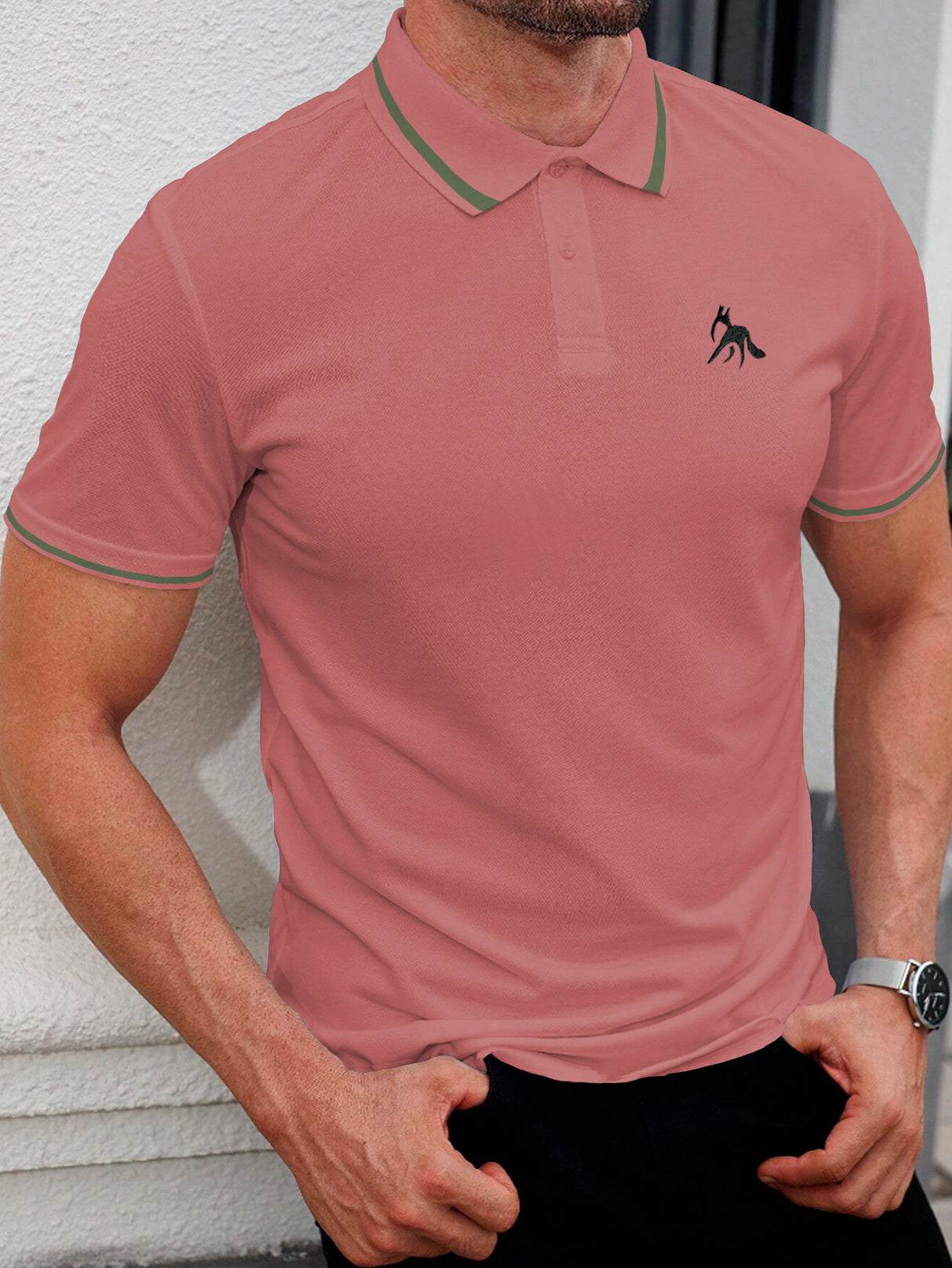 Playera Polo Hombre Manga Corta Casual Camisa Shendy Vendy