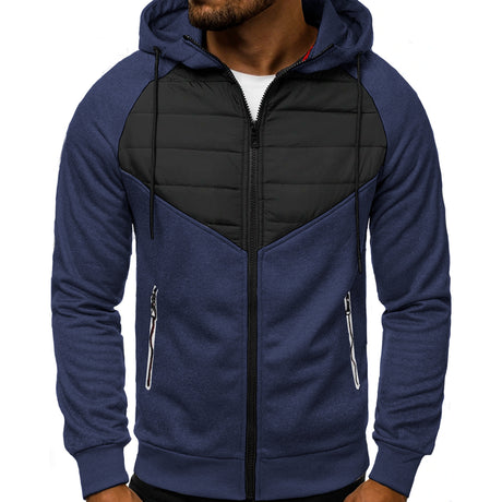 Sudadera Hombre Con Capucha Deportiva Con Cierre Hoodie