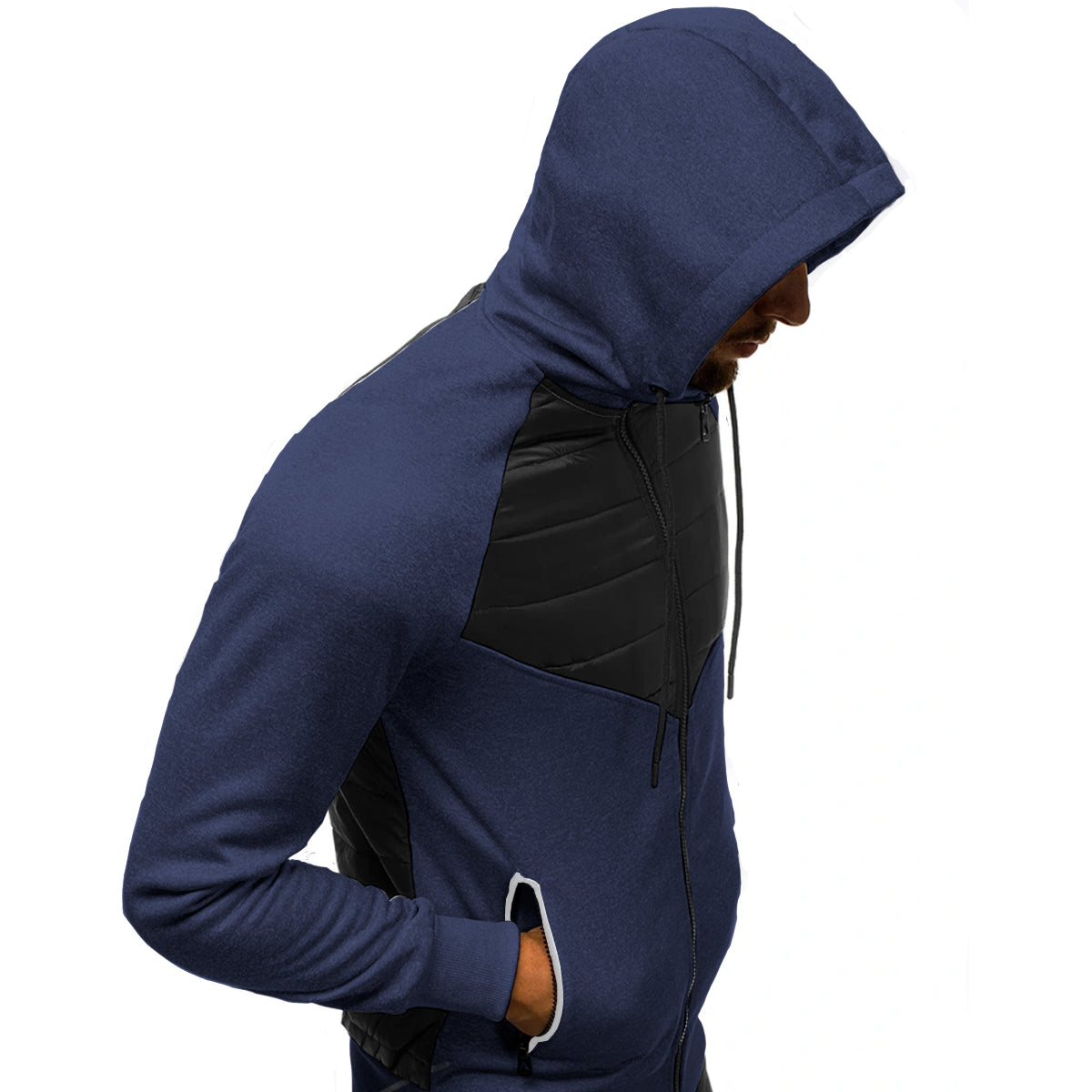 Sudadera Hombre Con Capucha Deportiva Con Cierre Hoodie