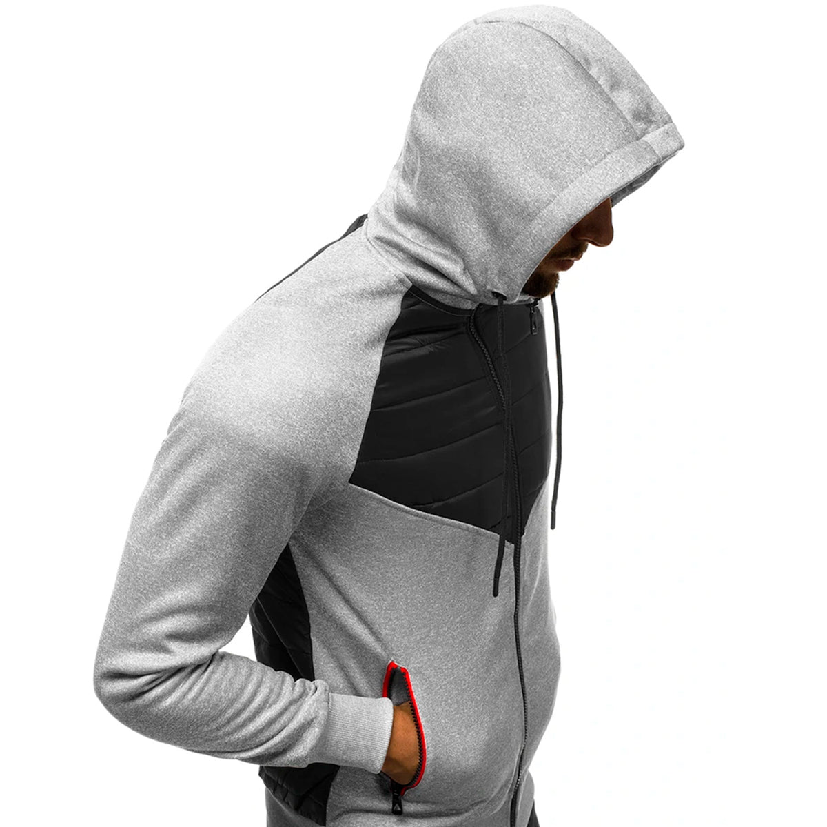 Sudadera Hombre Con Capucha Deportiva Con Cierre Hoodie