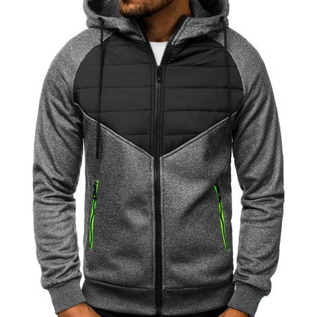 Sudadera Hombre Con Capucha Deportiva Con Cierre Hoodie