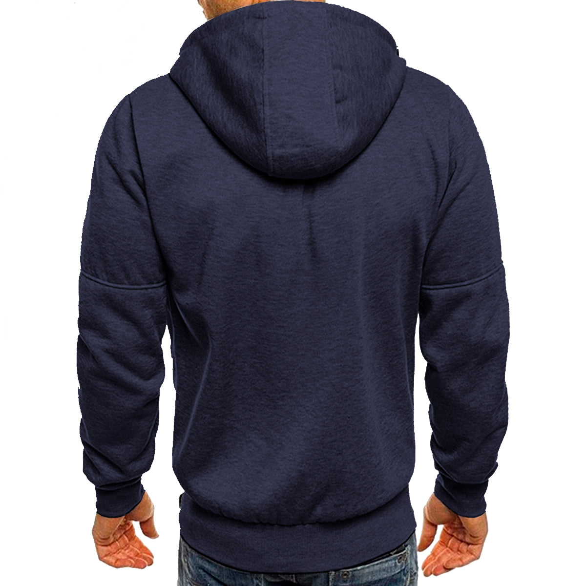 Sudadera Hombre Con Capucha Deportiva Con Cierre Hoodie