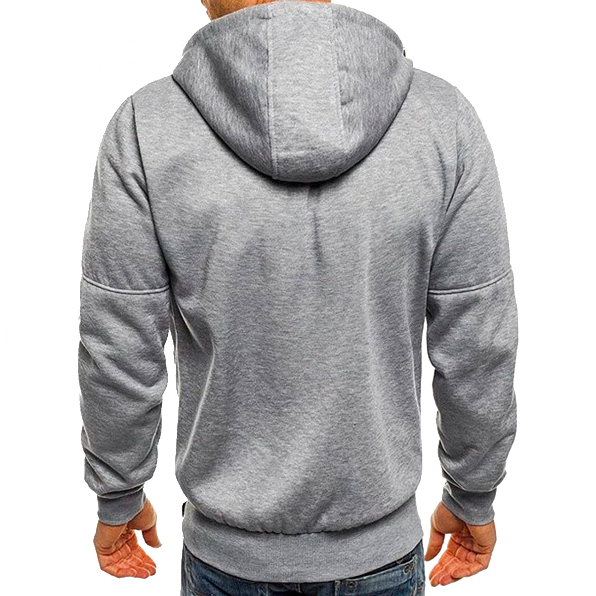 Sudadera Hombre Con Capucha Deportiva Con Cierre Hoodie