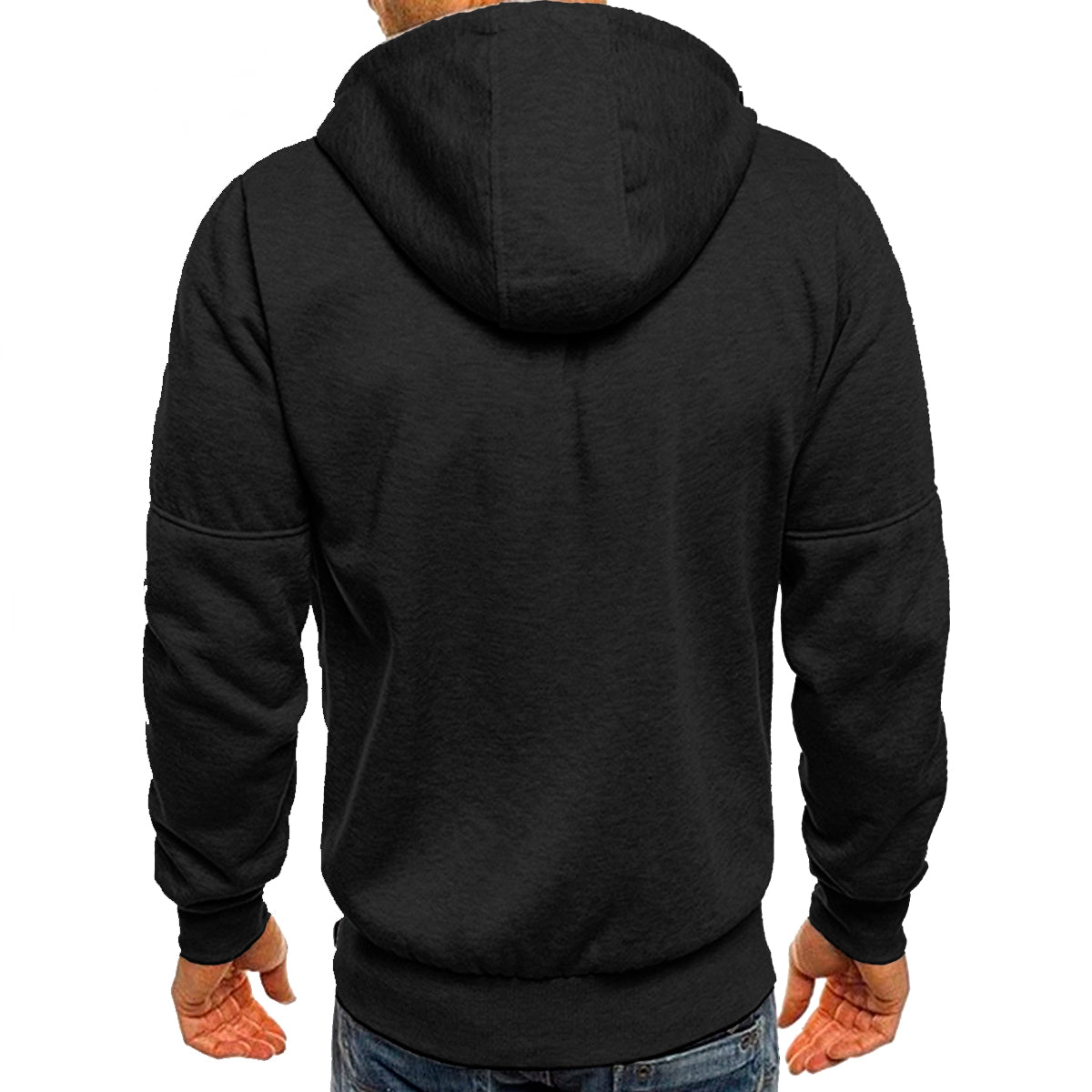 Sudadera Hombre Con Capucha Deportiva Con Cierre Hoodie