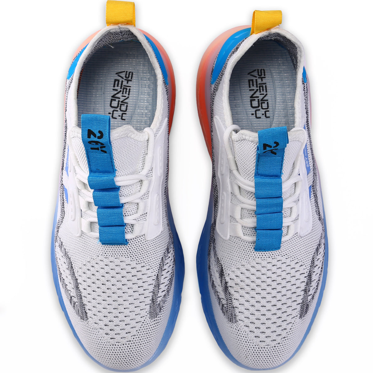 Zapato para hombre con suele resistente al impacto, Zapatilla de uso deportivo con suela ligera y transpirable, Tenis deportivo para hombre con cordones de moda
