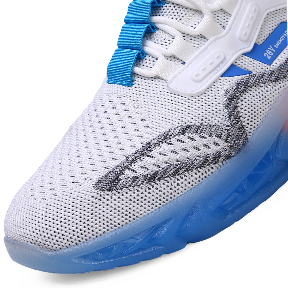 Zapato para hombre con suele resistente al impacto, Zapatilla de uso deportivo con suela ligera y transpirable, Tenis deportivo para hombre con cordones de moda