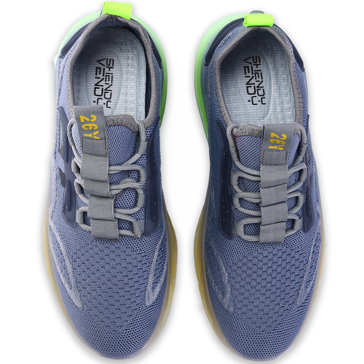 Zapato para hombre con suele resistente al impacto, Zapatilla de uso deportivo con suela ligera y transpirable, Tenis deportivo para hombre con cordones de moda