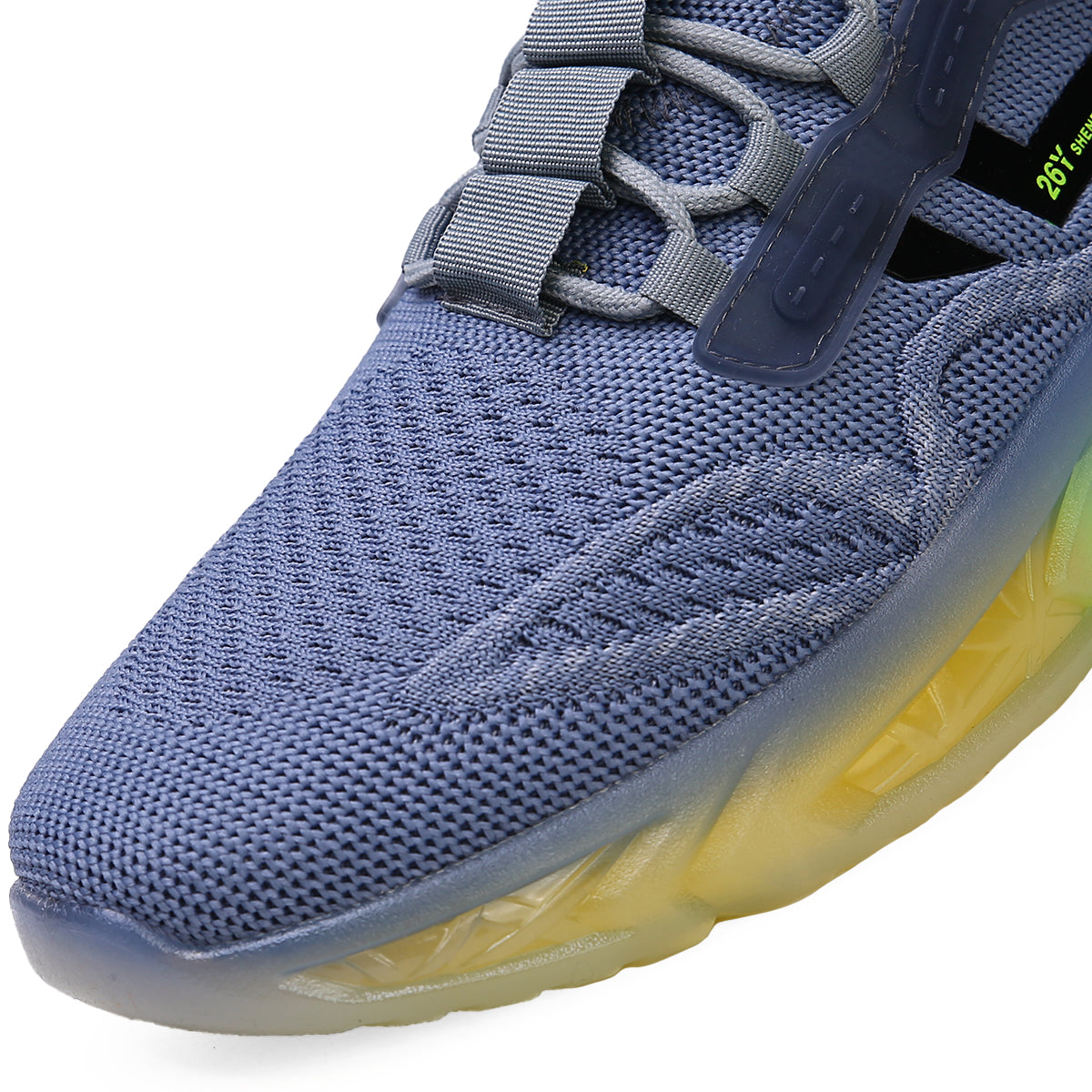 Zapato para hombre con suele resistente al impacto, Zapatilla de uso deportivo con suela ligera y transpirable, Tenis deportivo para hombre con cordones de moda