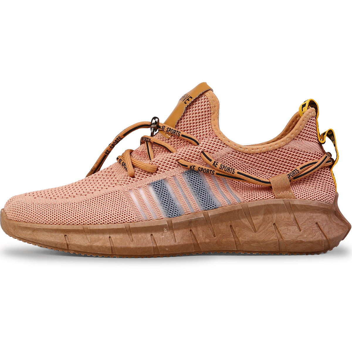 Zapatillas deportivas de malla transpirable para hombre, Zapatos deportivos ligeros para correr de hombre, Tenis casuales con suela engrosada de punta redonda para caminar, correr, ejercicio