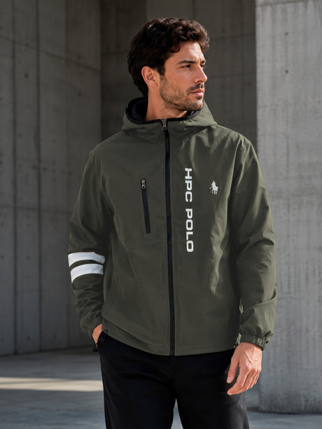Chamarra Hpc Polo Rompevientos Para Hombre