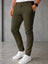 Pantalón De Vestir Casual Hombre Skinny Slim Fit Gabardina