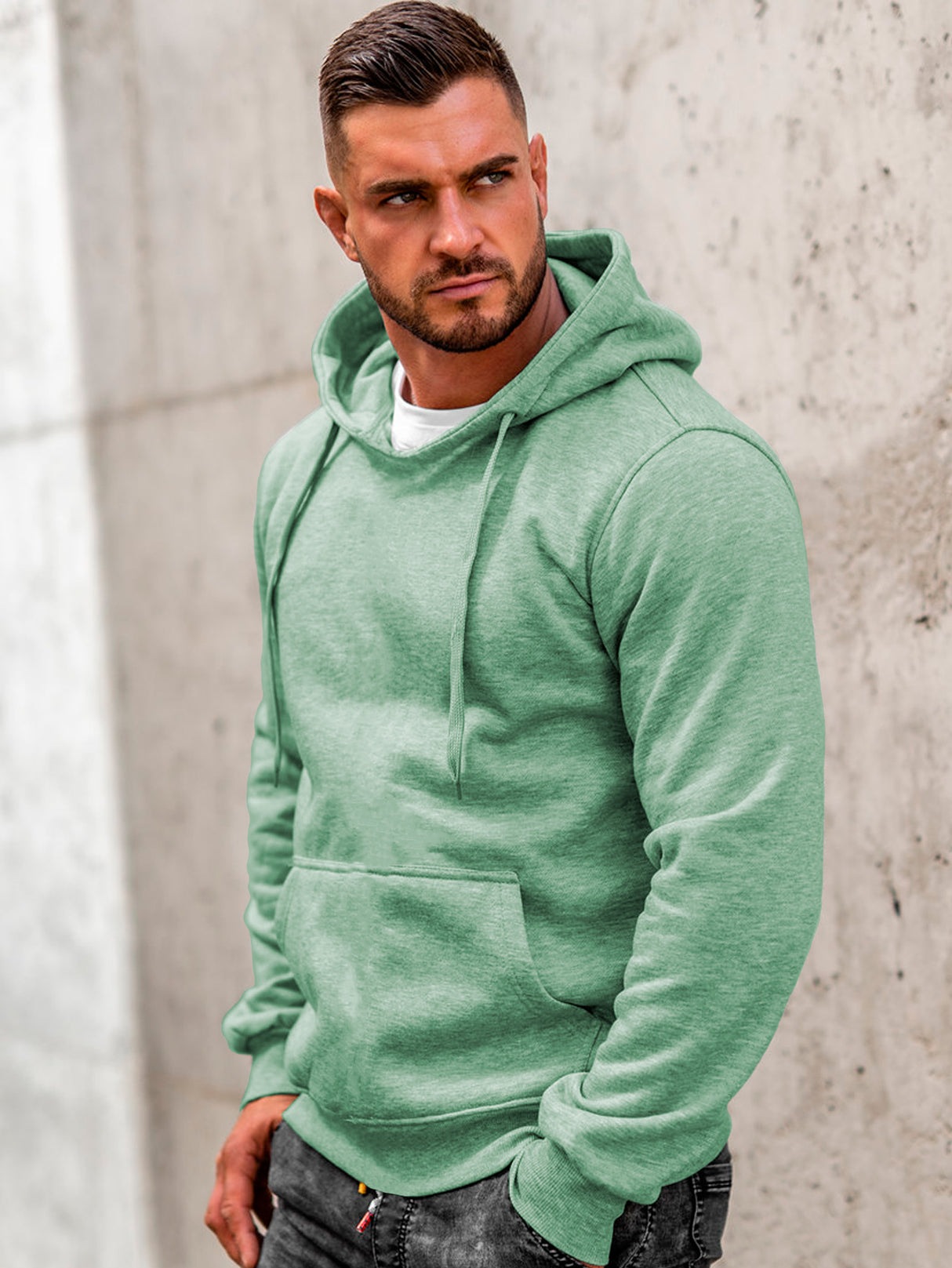 Sudadera Hombre Con Capucha De Calidad Hoodie