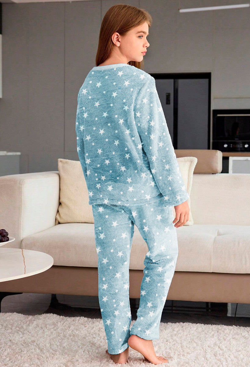 Pijama Para Niña Conjunto 2 Piezas Elegante invierno