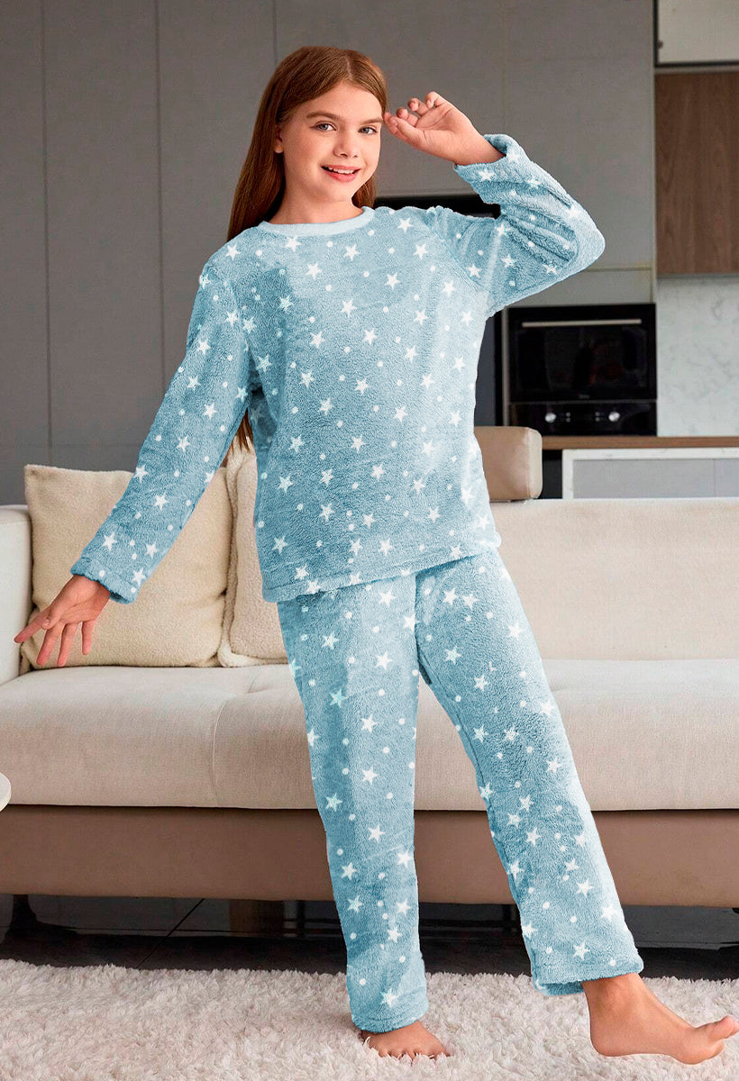 Pijama Para Niña Conjunto 2 Piezas Elegante invierno