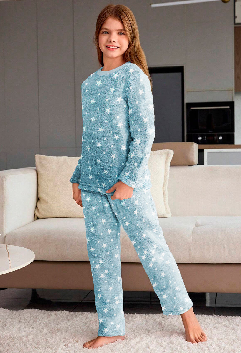 Pijama Para Niña Conjunto 2 Piezas Elegante invierno