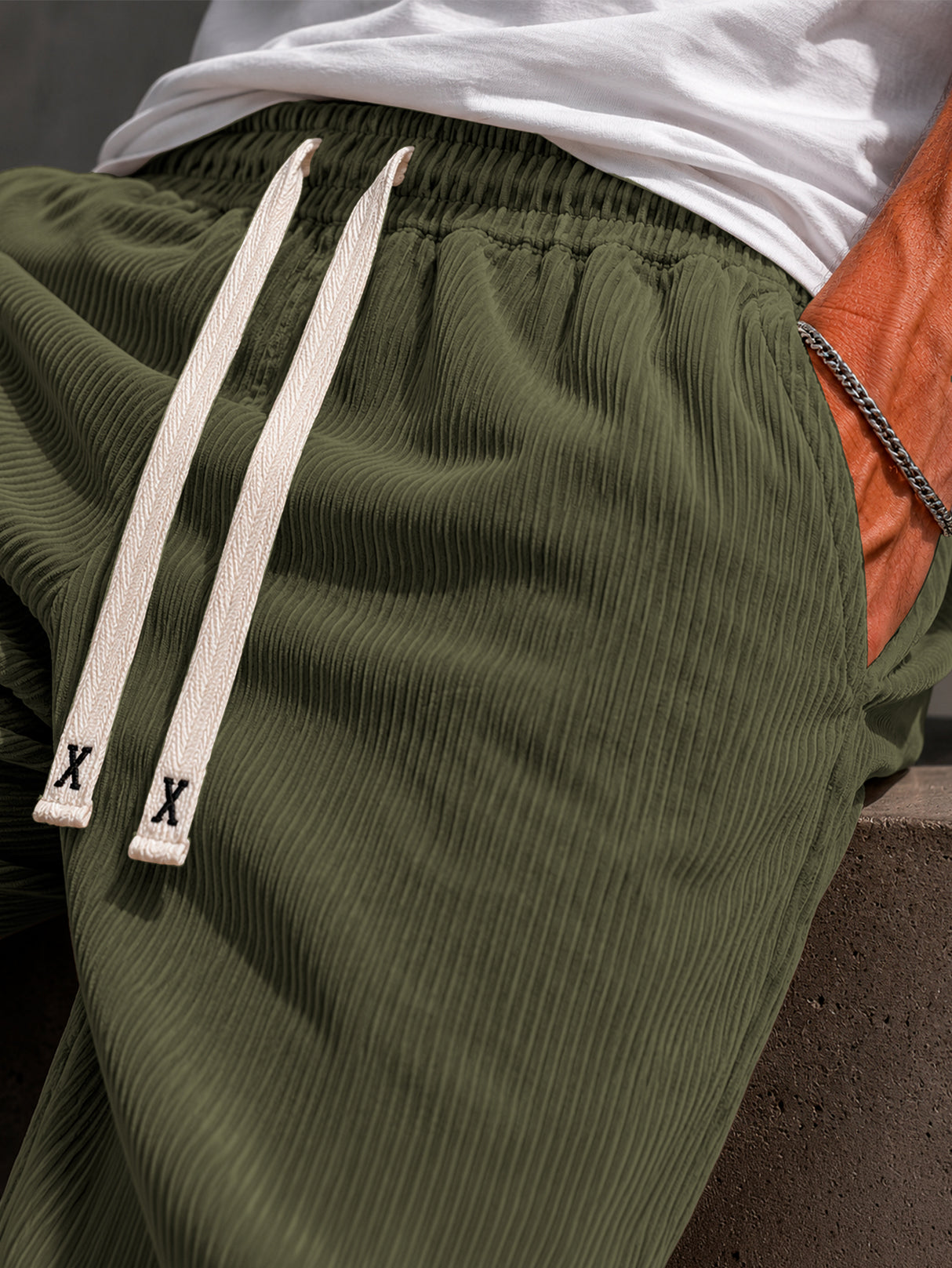Pants Pantalon Pana Para Hombre Premium Jogger Comodo Casual