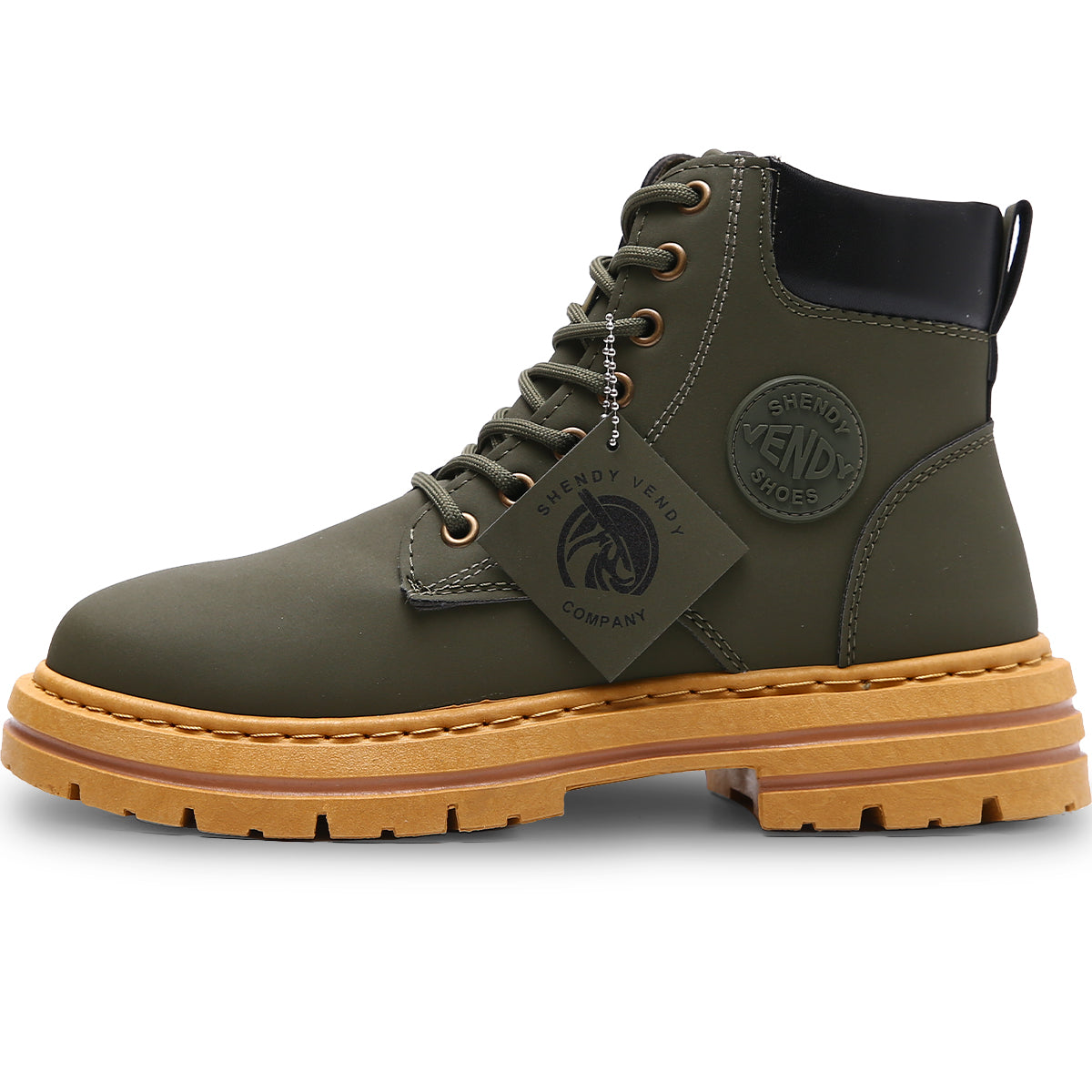 Botas Para Hombre Estilo Urbano Plataforma Antideslizante