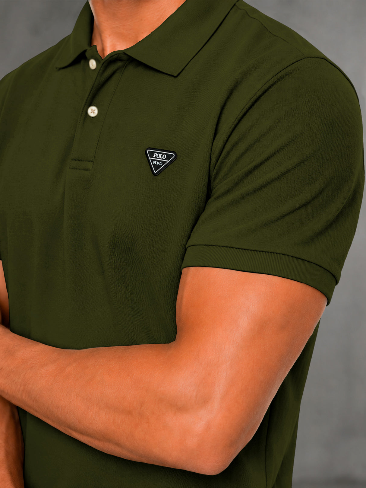 Playera HPC Polo Hombre Slim Fit Algodón Manga Corta Casual