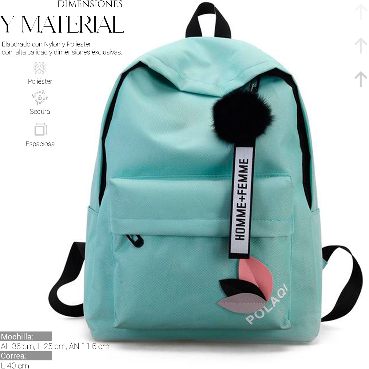 Mochila Backpack Minimalista