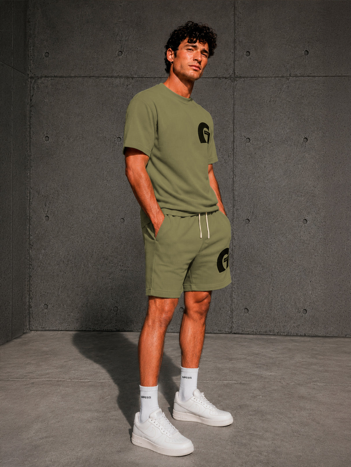 Conjuntos Deportivo Hombre Verano Playera Manga Corta