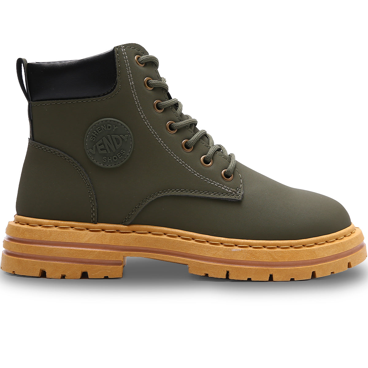 Botas Para Hombre Estilo Urbano Plataforma Antideslizante