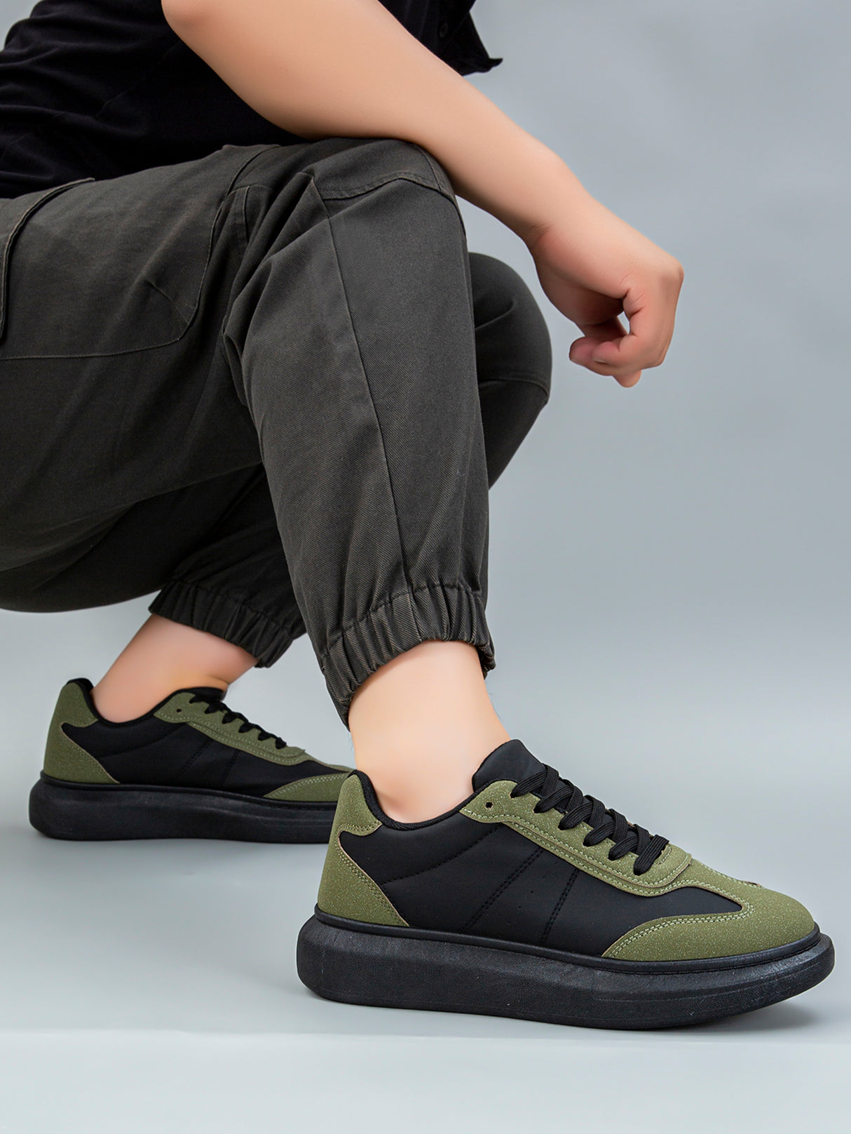 Tenis Para Hombre Sneakers Casuales de Plataforma Comodos De Moda