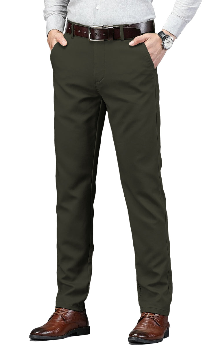 Pantalon De Gabardina Casual Strech Hombre De Vestir King B