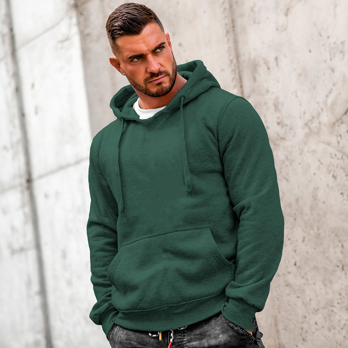 Sudadera Hombre Con Capucha De Calidad Hoodie