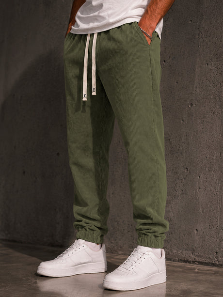 Pants Pantalon Pana Para Hombre Premium Jogger Comodo Casual