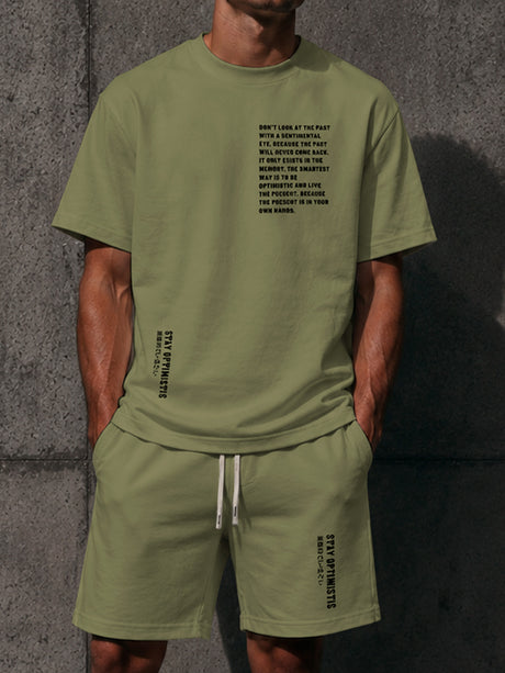 Conjuntos Deportivo Hombre Verano Playera Manga Corta