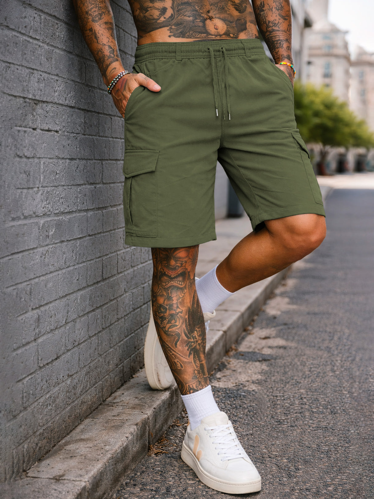 Pantalones Cortos Cargo Tacticos para Hombre Pantalon Short Senderismo Transpirable para Exteriores