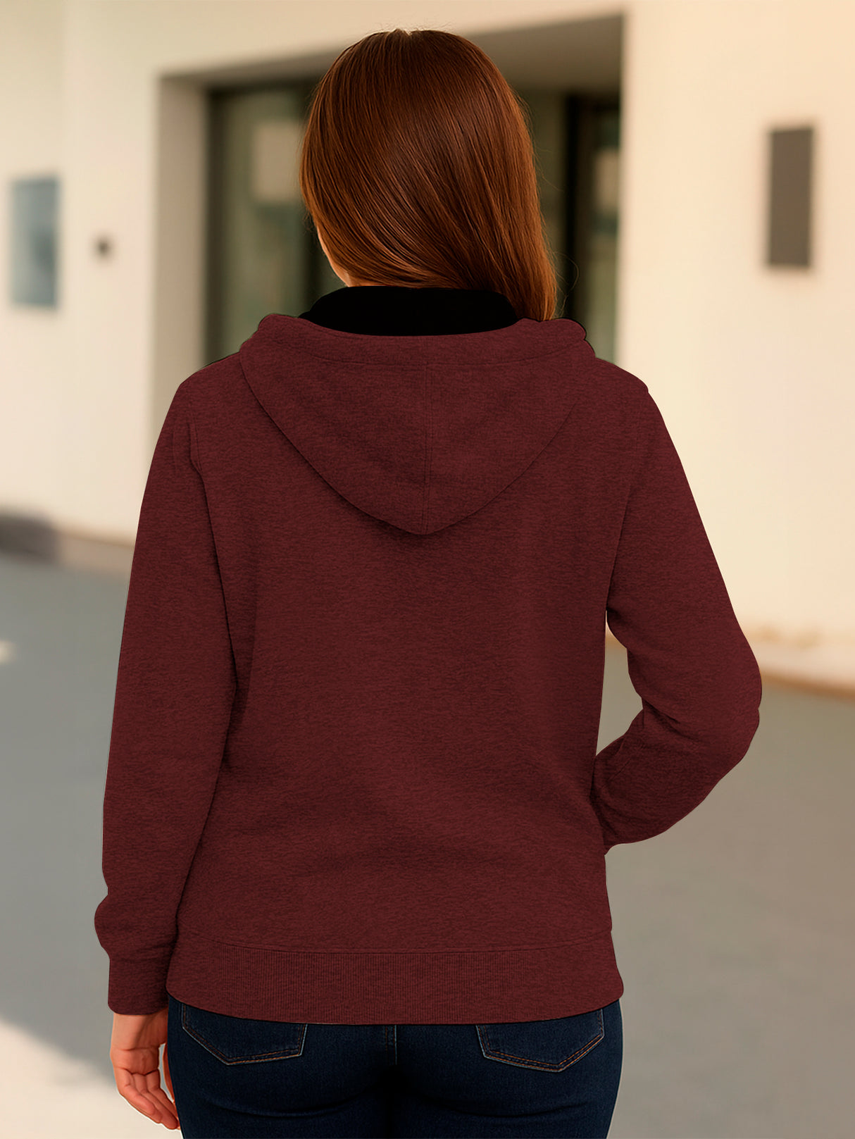 Sudadera Mujer Con Capucha De Calidad