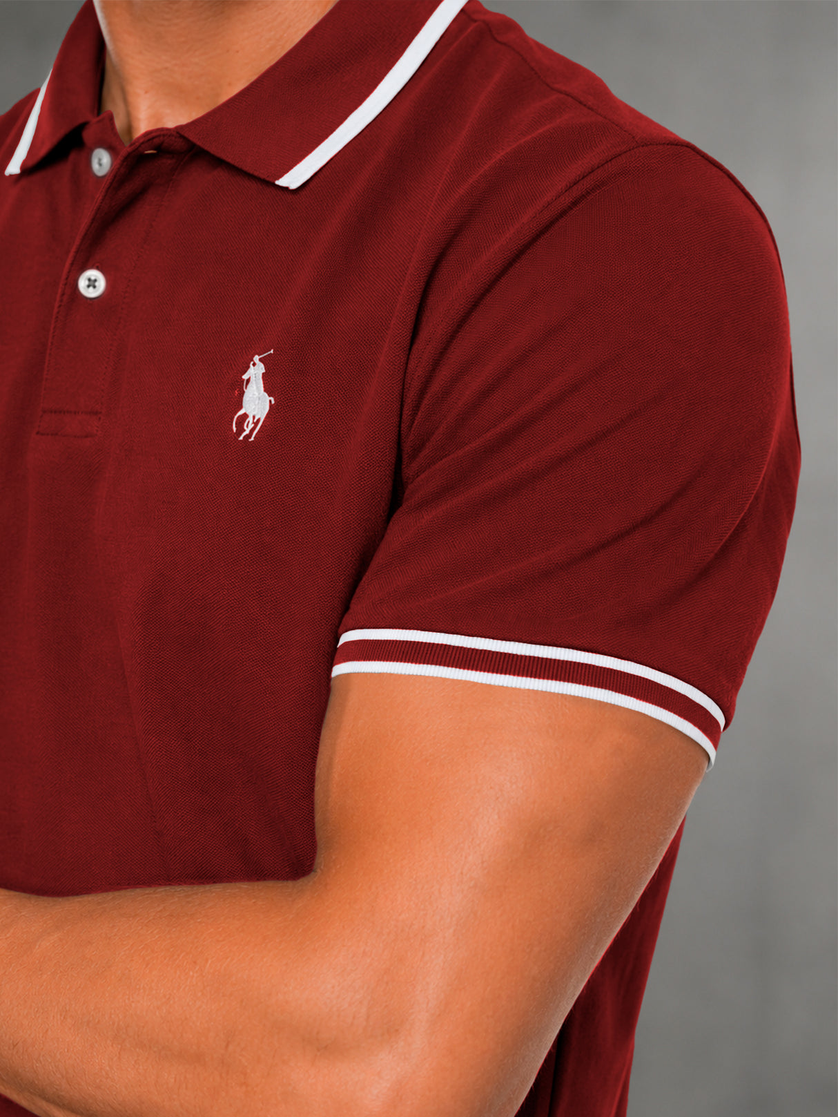 Camisa HPC Polo Hombre Manga Corta Sport Elegante Estilo Old Money