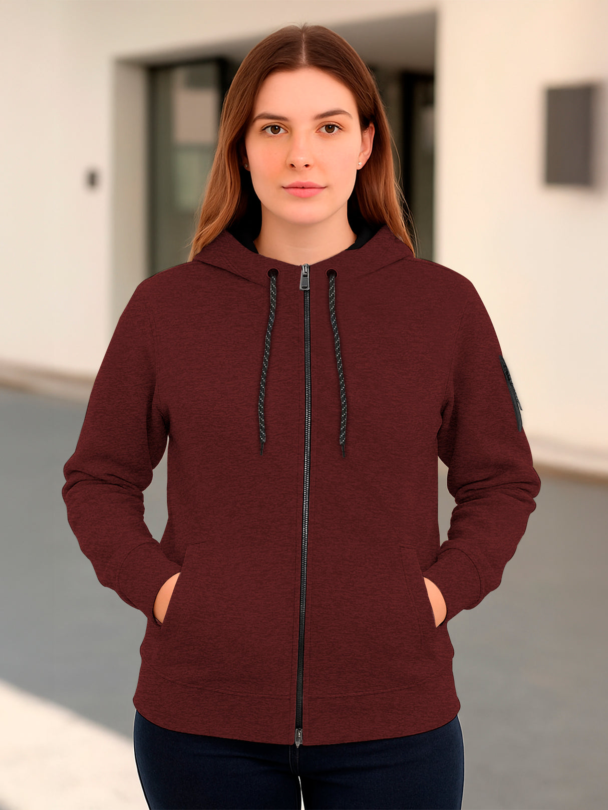 Sudadera Mujer Con Capucha De Calidad