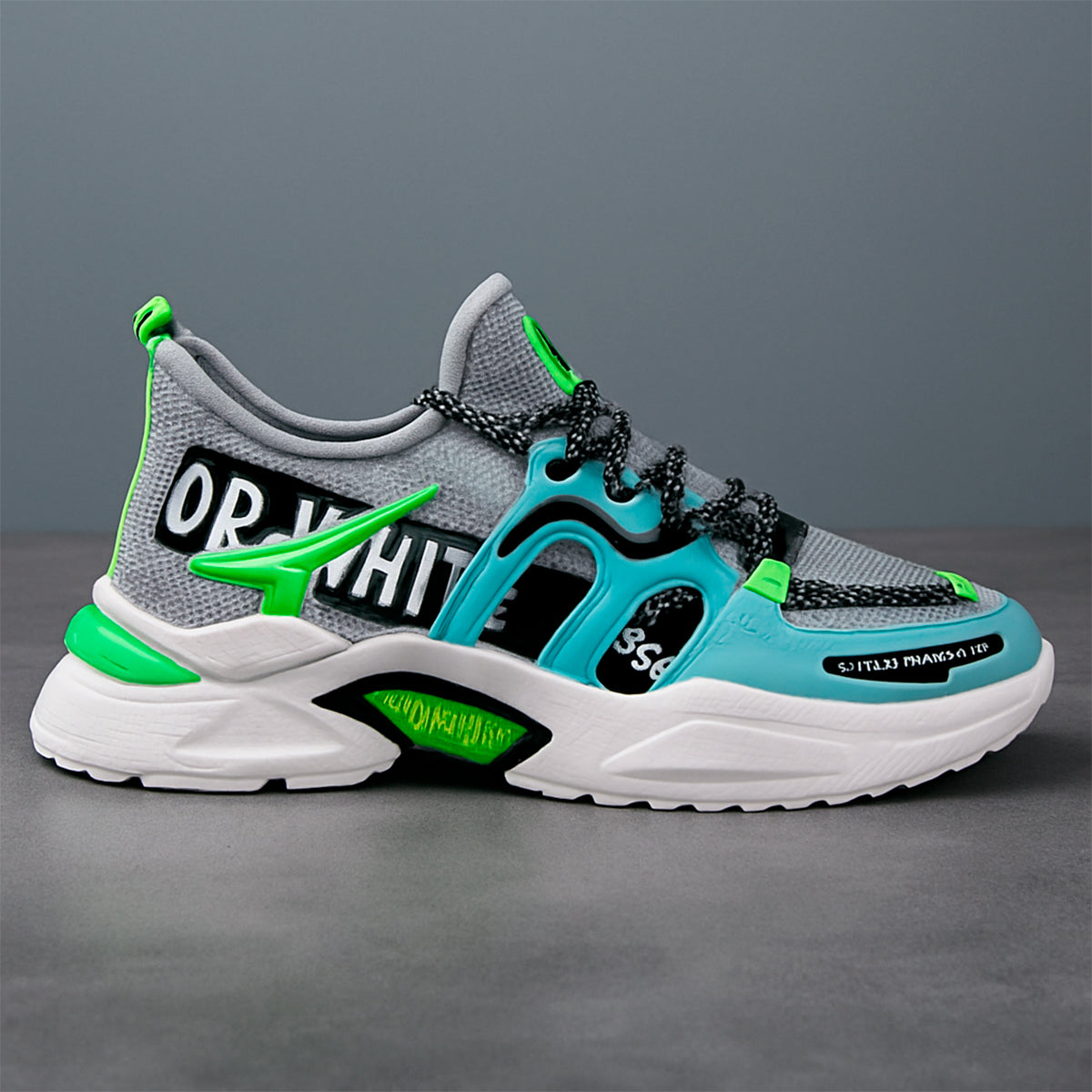 Tenis para hombre casuales con un diseño de  tela para correr con punta  con agujeta clásica, suela antideslizante Zapatilla para hombre cómodo transpirable ideal para el uso diario